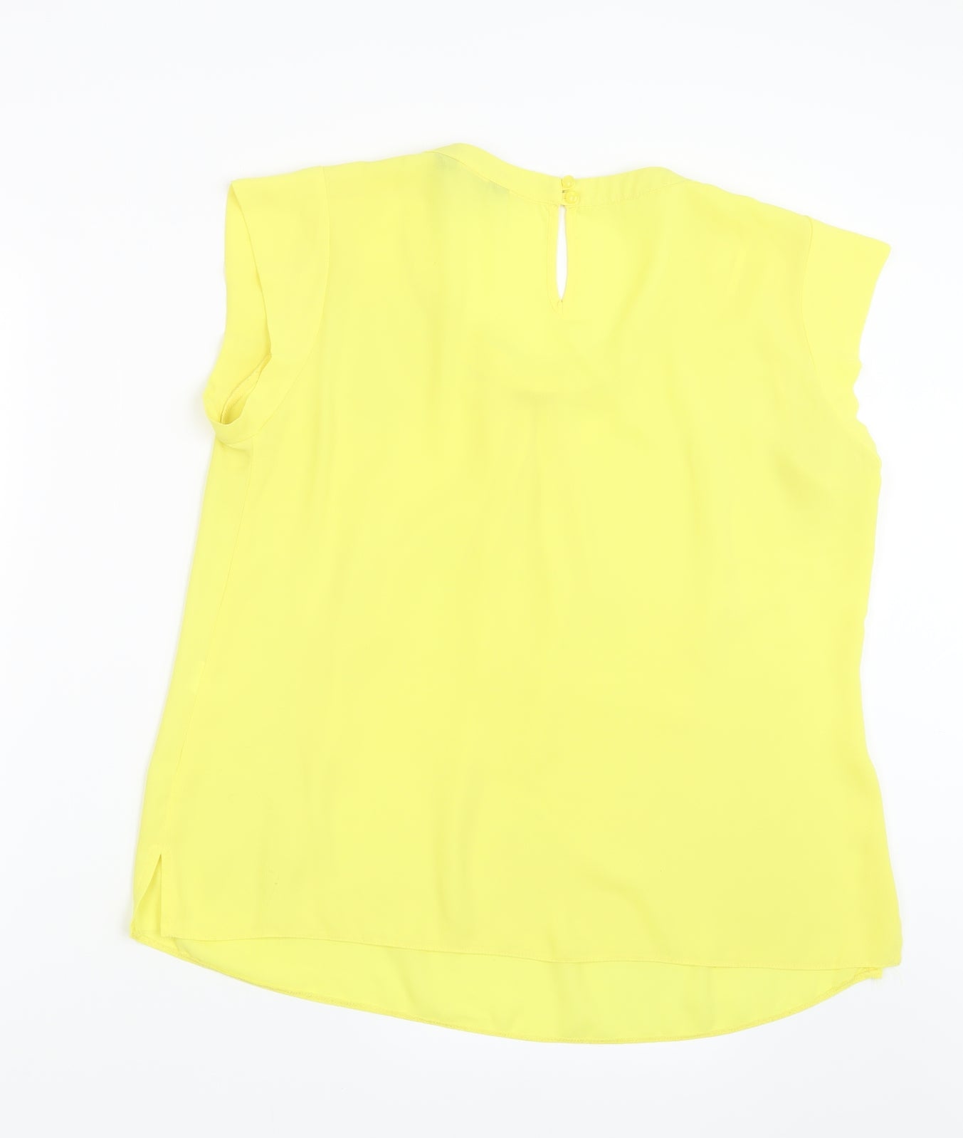 Dorothy Perkins Womens Yellow   Basic Blouse Size 16