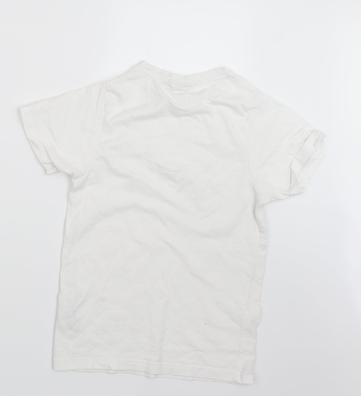 McKenzie Boys White   Basic T-Shirt Size 12-13 Years