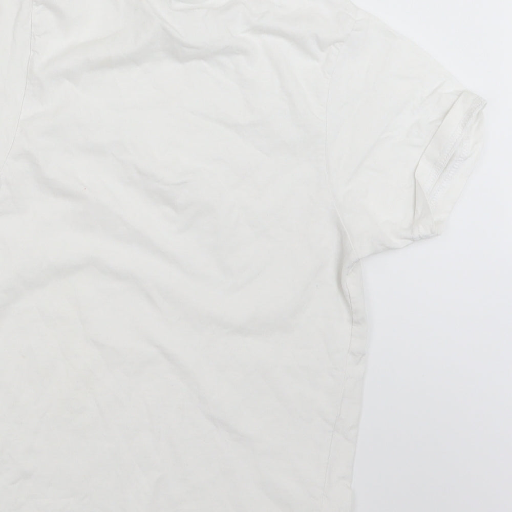 McKenzie Boys White   Basic T-Shirt Size 12-13 Years