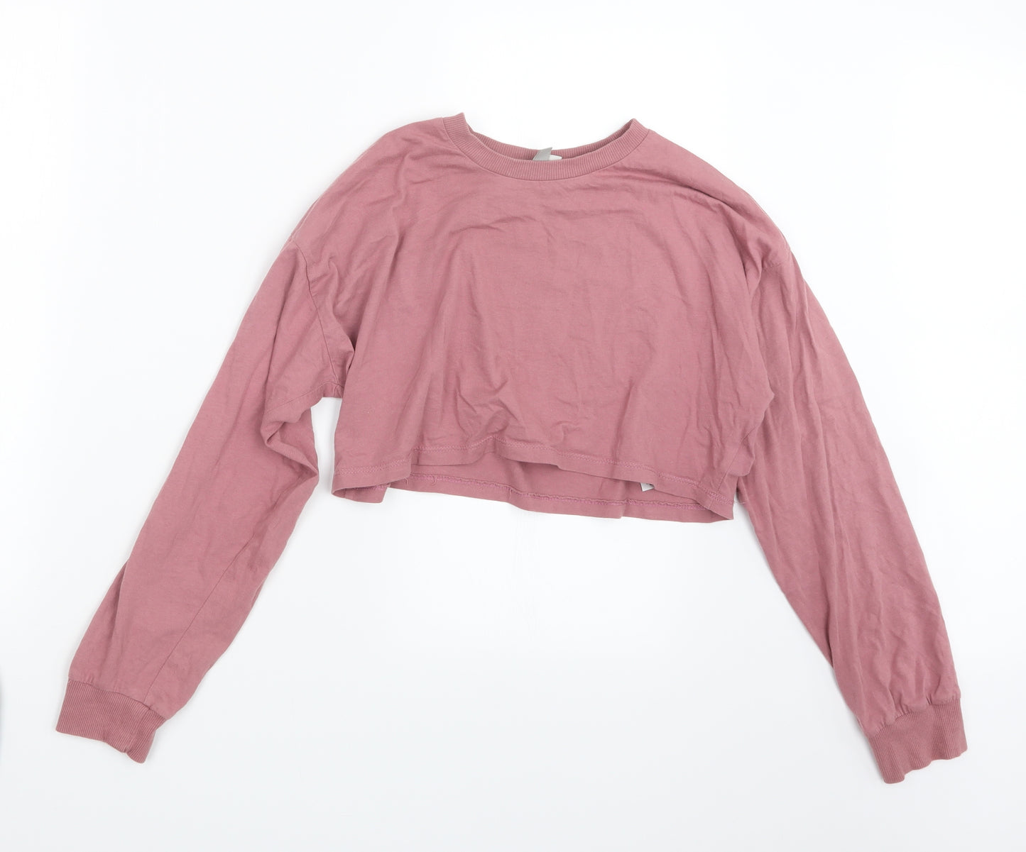 ASOS Womens Pink   Cropped T-Shirt Size 6