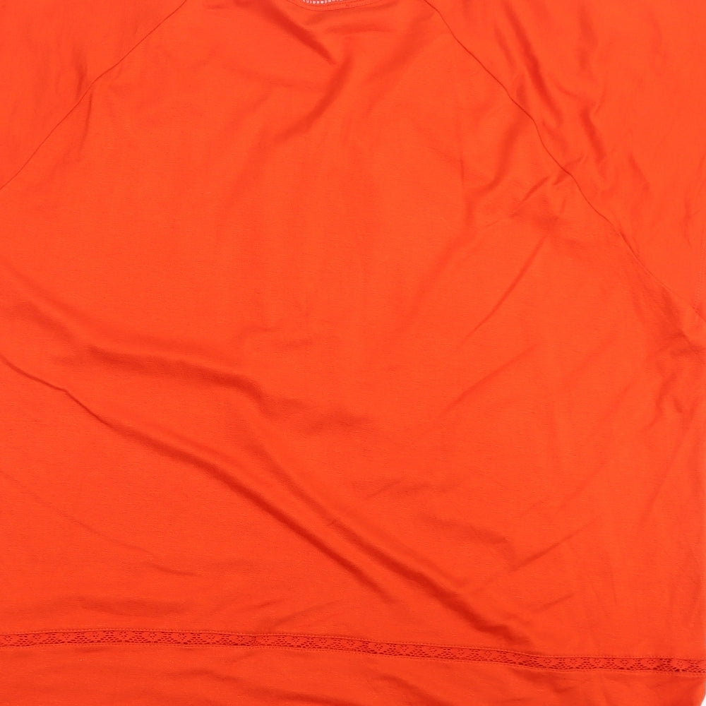 George Womens Orange   Basic T-Shirt Size 22