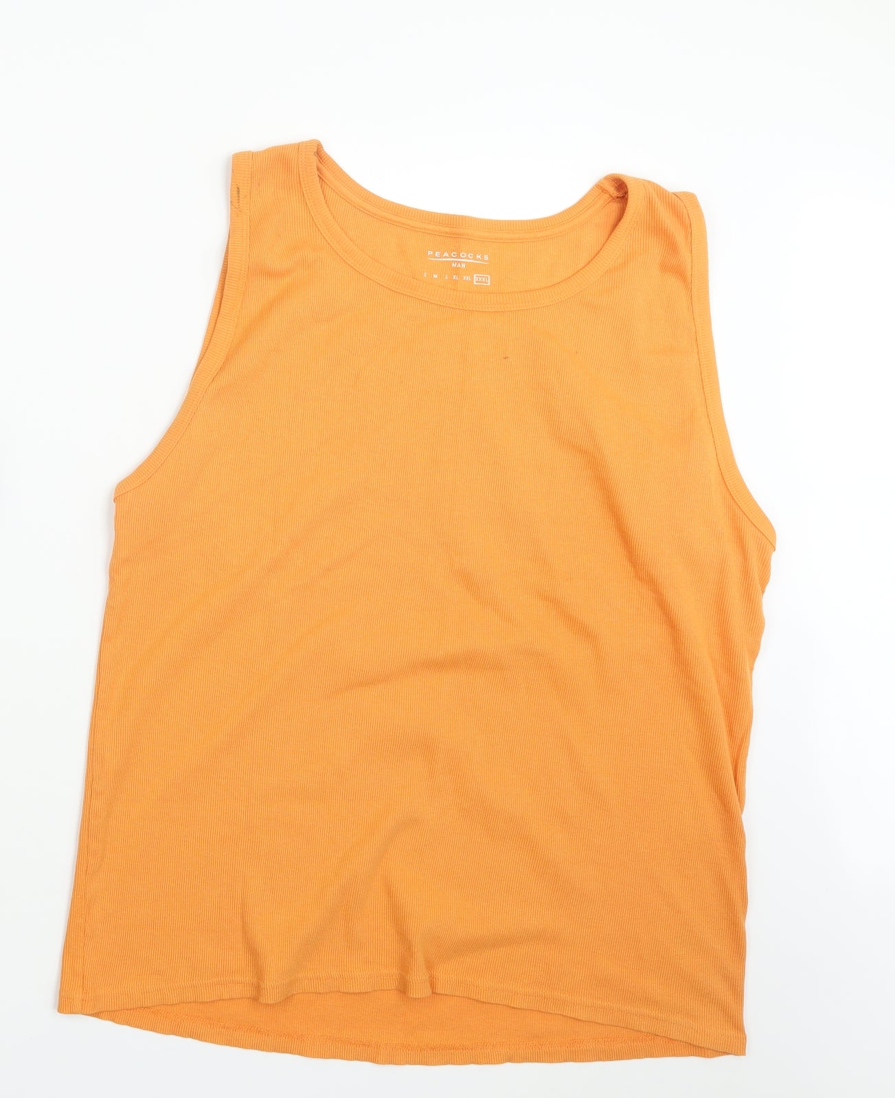 Peacocks Mens Orange    T-Shirt Size 3XL