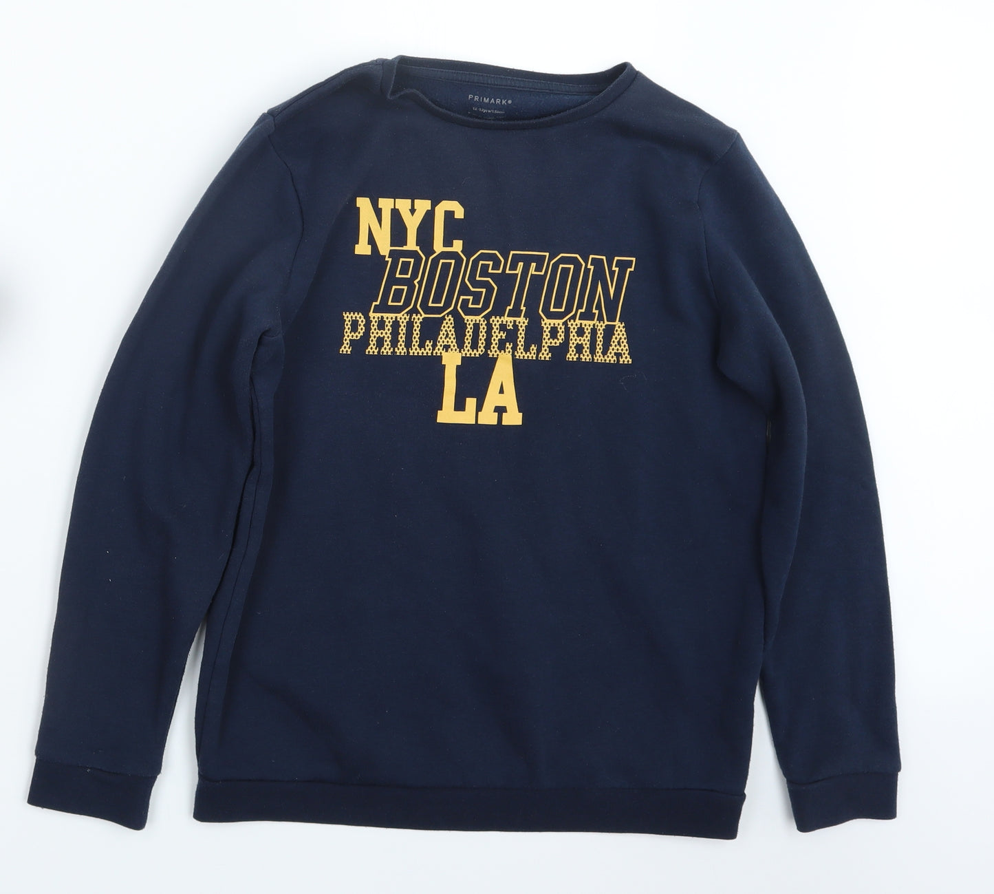 Primark Boys Blue   Pullover Jumper Size 12-13 Years