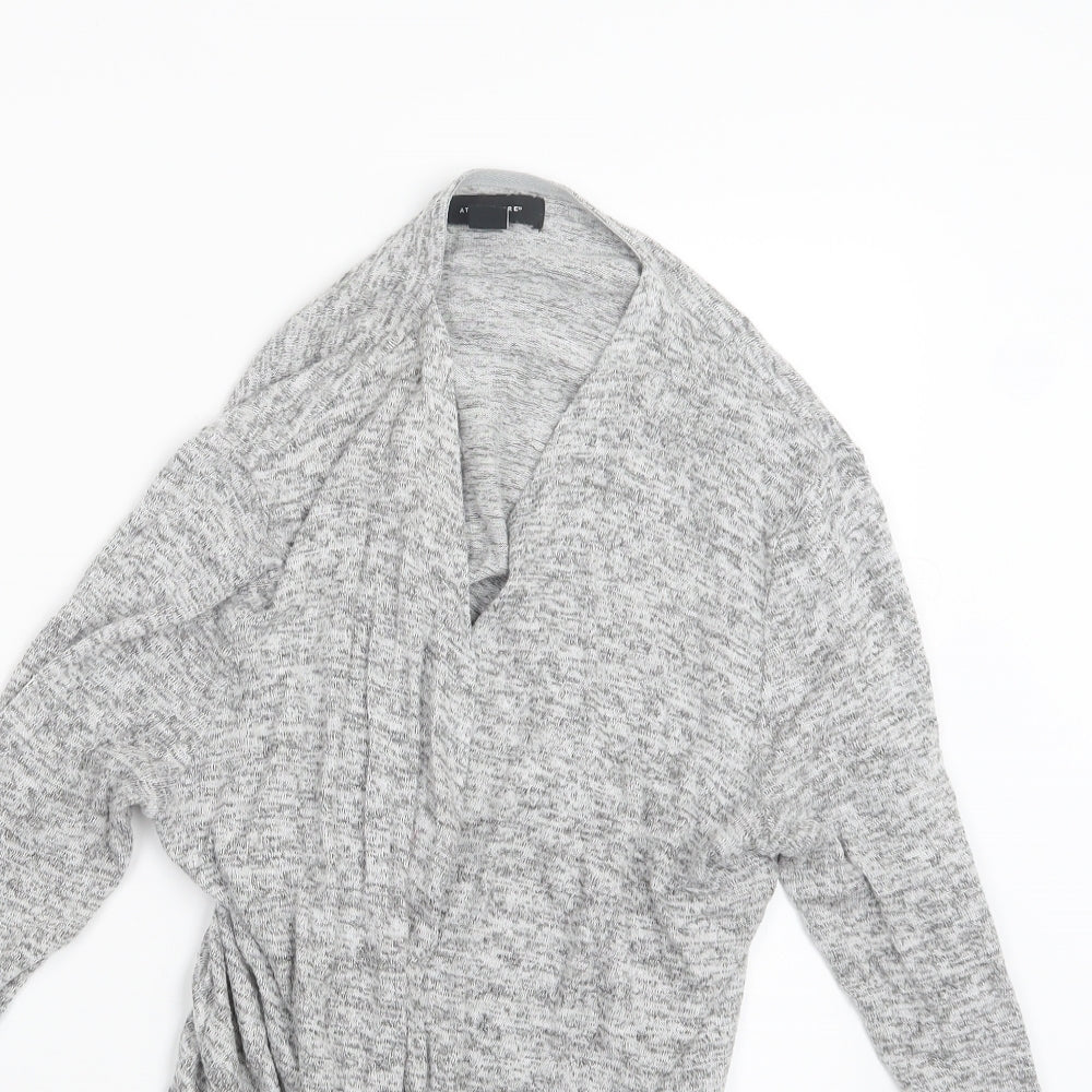 Atmosphere Womens Grey  Knit Cardigan Jumper Size 10