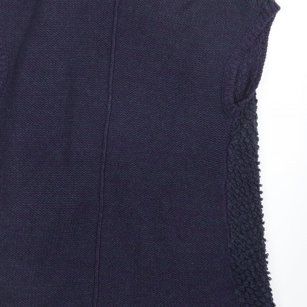 White Stuff Womens Blue  Knit Cardigan Jumper Size 12