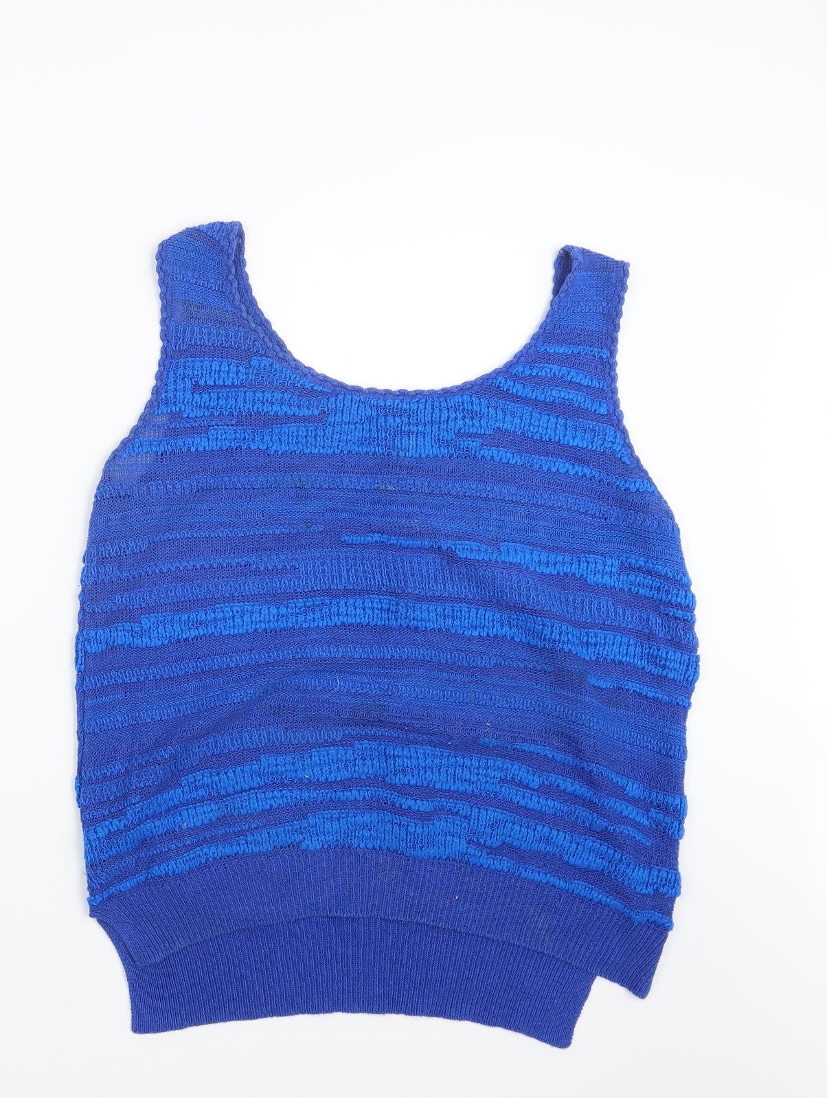 George Womens Blue  Knit Pullover Jumper Size 12