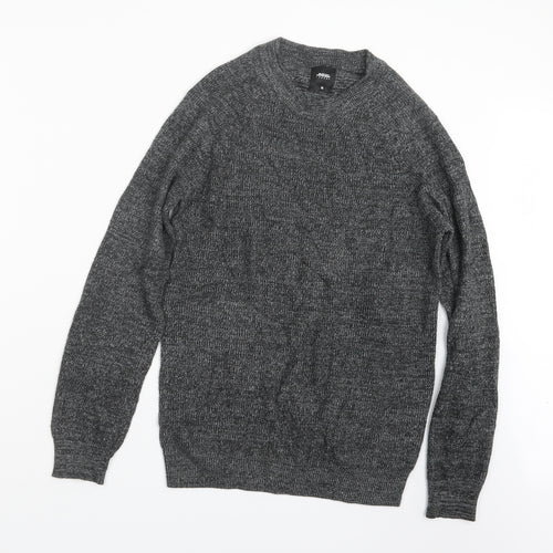 Burton Mens Grey  Knit Pullover Jumper Size XS