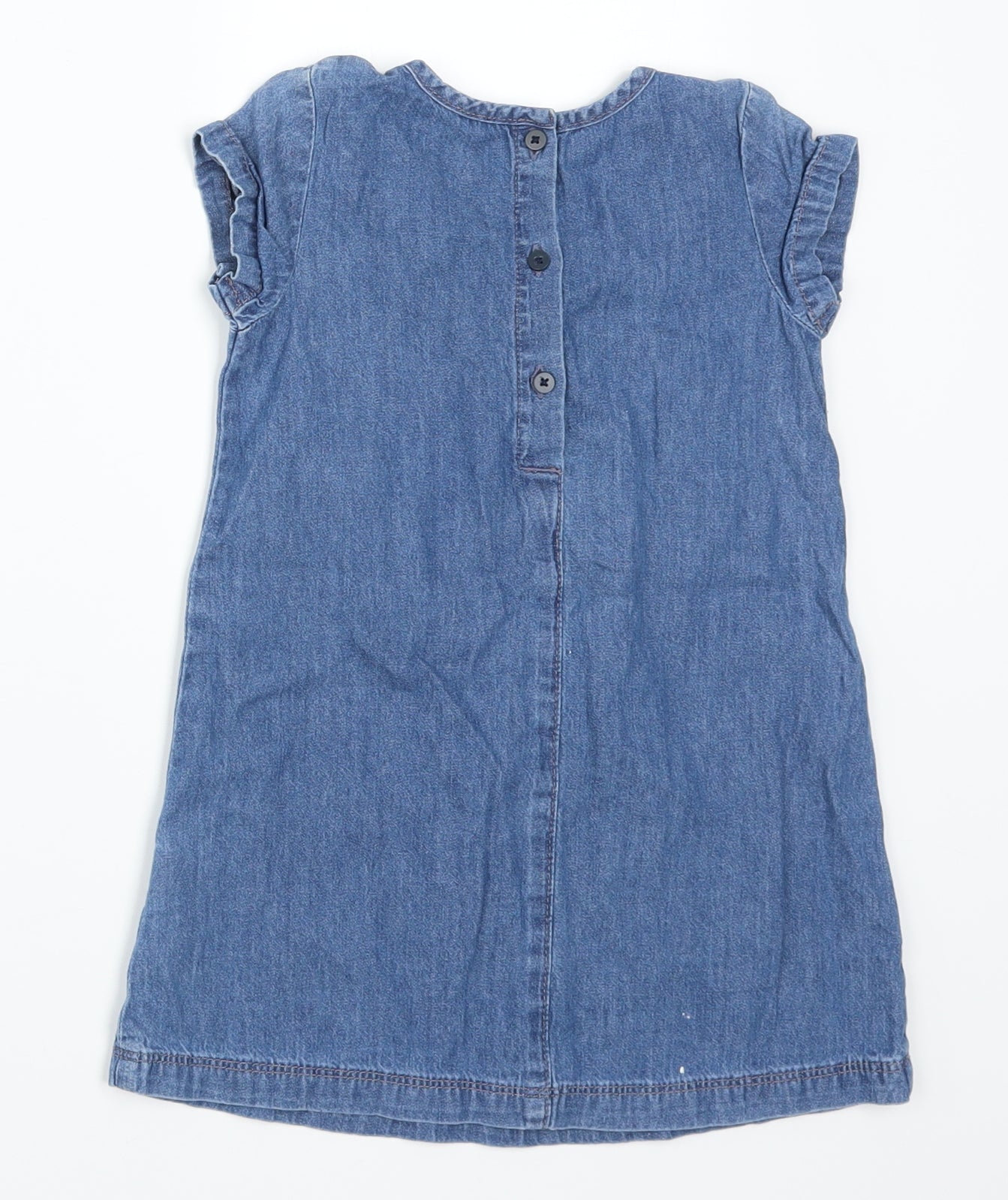 Matalan Girls Blue  Denim A-Line  Size 2-3 Years