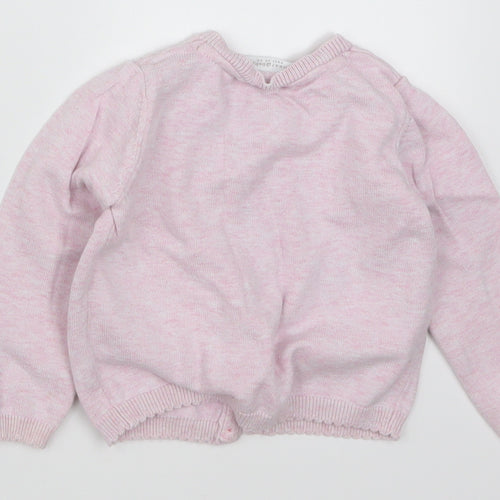 NEXT Girls Pink   Cardigan Jumper Size 12-18 Months