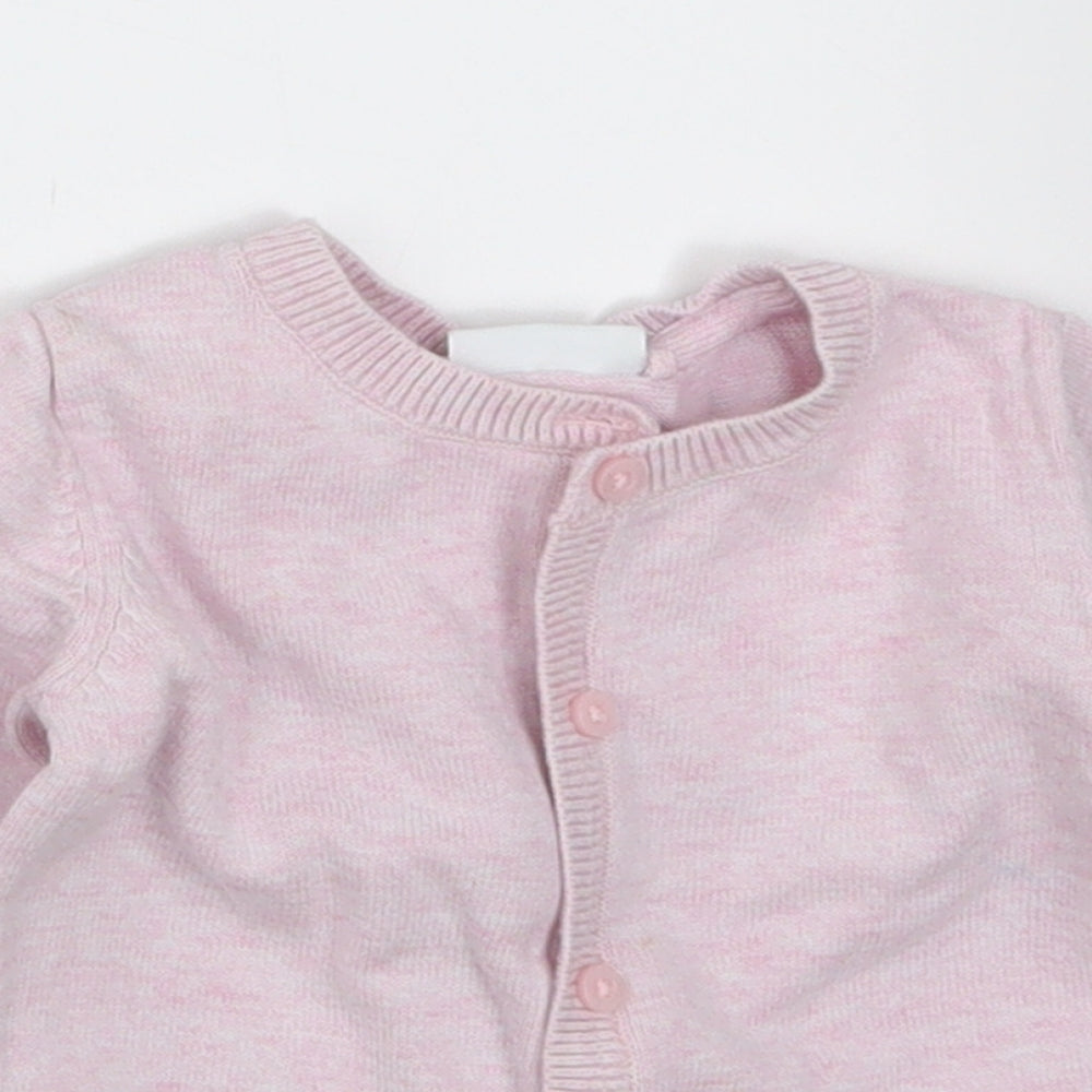 NEXT Girls Pink   Cardigan Jumper Size 12-18 Months