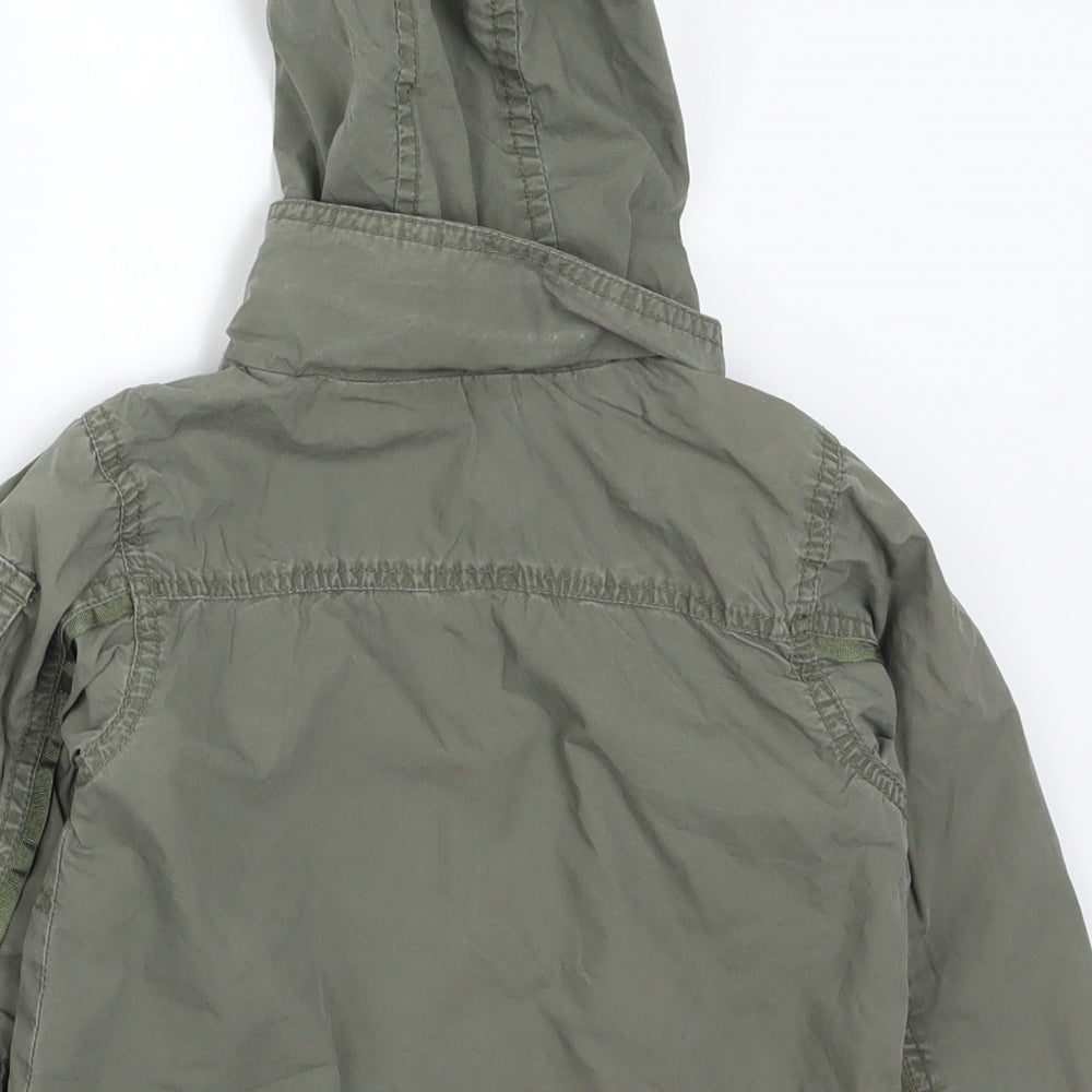 Mini Mode Boys Green   Basic Coat Coat Size 18-24 Months