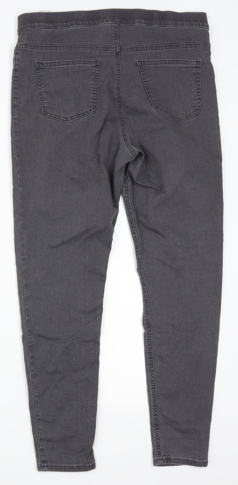 Marks and Spencer Womens Grey  Denim Jegging Jeans Size 14 L28 in