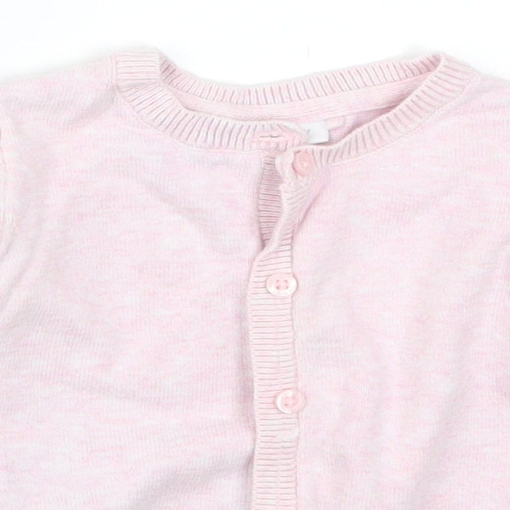 NEXT Girls Pink   Cardigan Jumper Size 12-18 Months