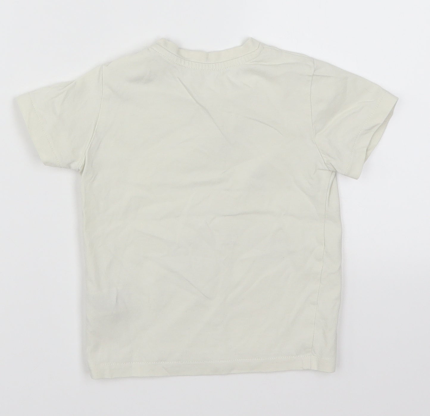 Marks and Spencer Boys White   Basic T-Shirt Size 18-24 Months  - Be Kind