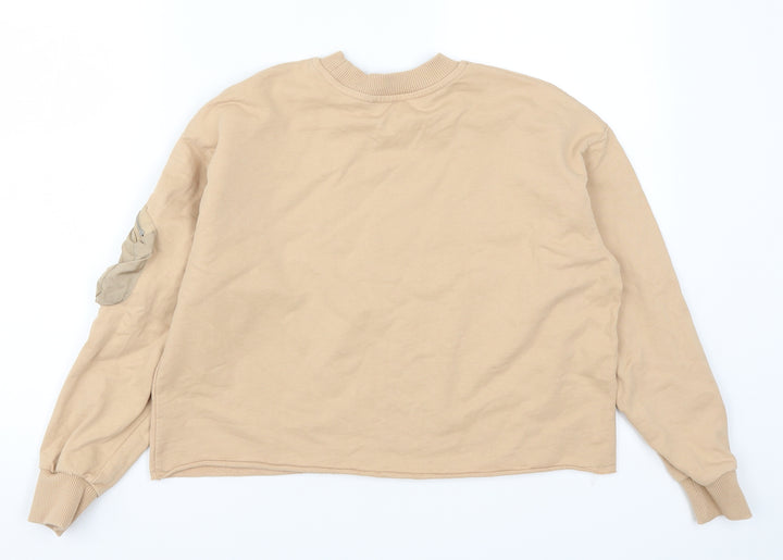River Island Girls Beige   Pullover Sweatshirt Size 11-12 Years  - Studio Couture Paris