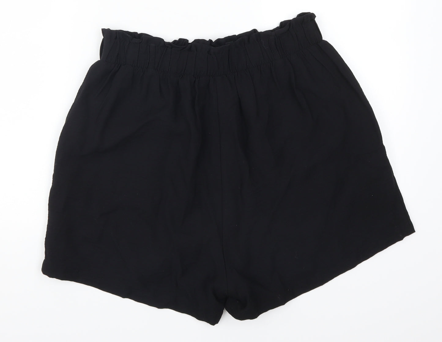 New Look Womens Black   Paperbag Shorts Size 14