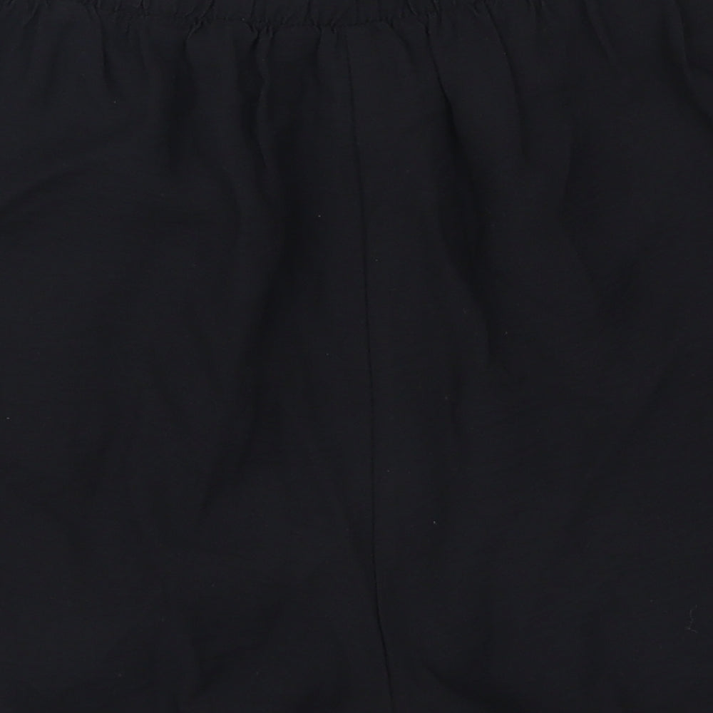 New Look Womens Black   Paperbag Shorts Size 14