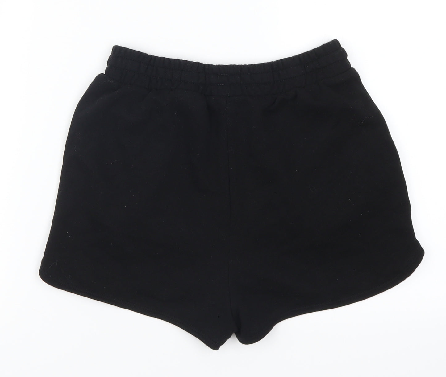 H&M Girls Black   Sweat Shorts Size 15 Years
