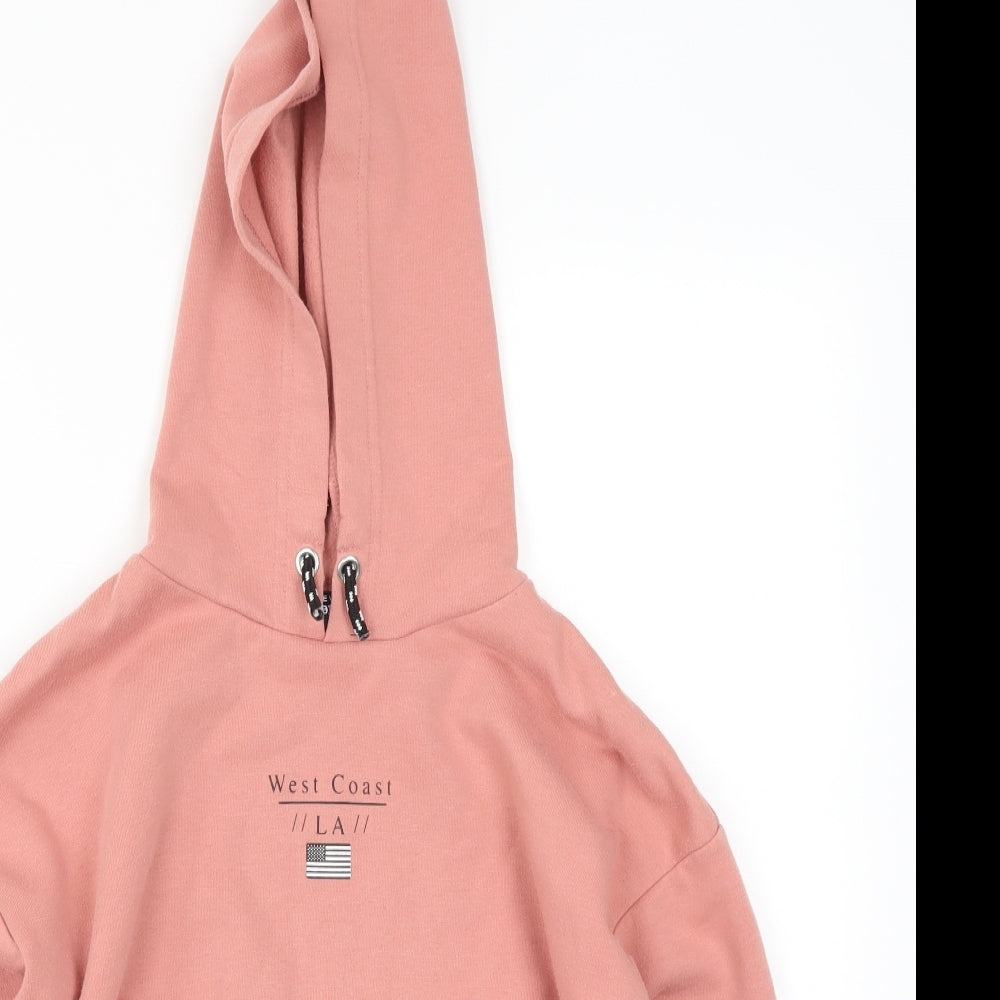 New Look Girls Pink   Pullover Hoodie Size 10-11 Years  - West Coast LA