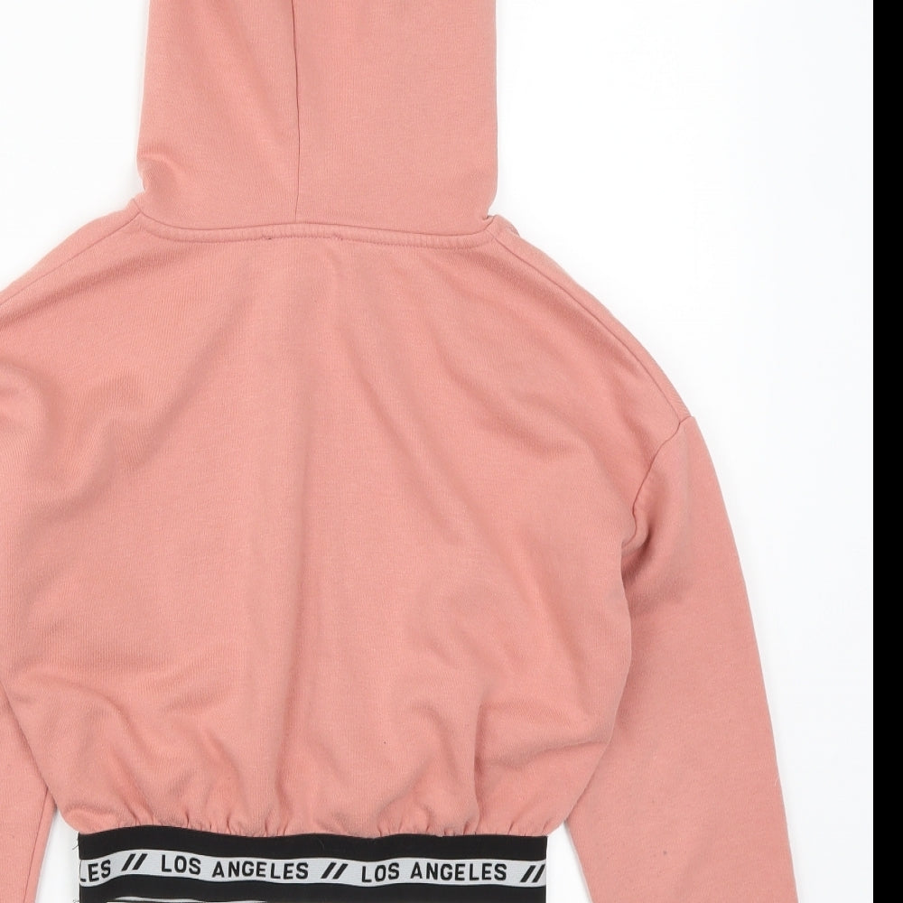 New Look Girls Pink   Pullover Hoodie Size 10-11 Years  - West Coast LA