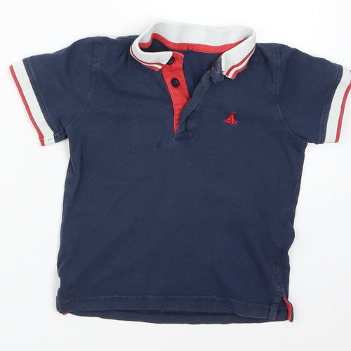George Boys Blue   Basic Polo Size 2-3 Years