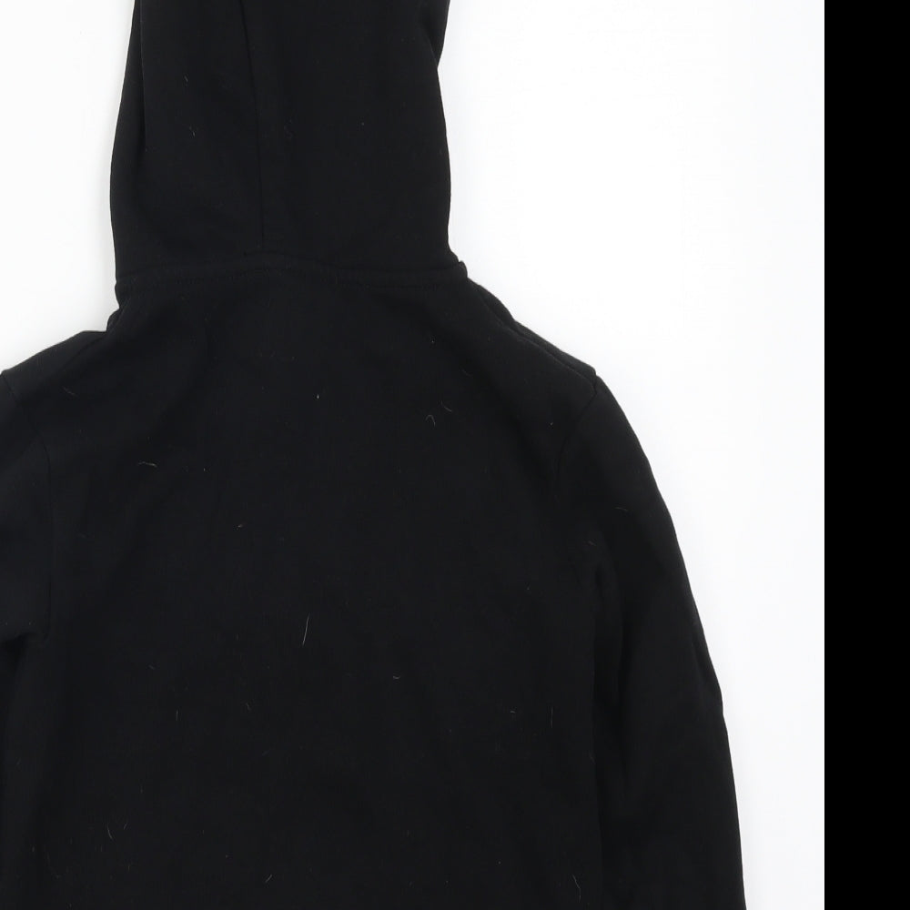 River Island Boys Black   Full Zip Hoodie Size 7-8 Years