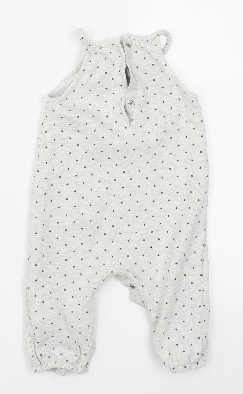 NEXT Baby Grey Geometric  Romper One-Piece Size 6-9 Months  - Stars
