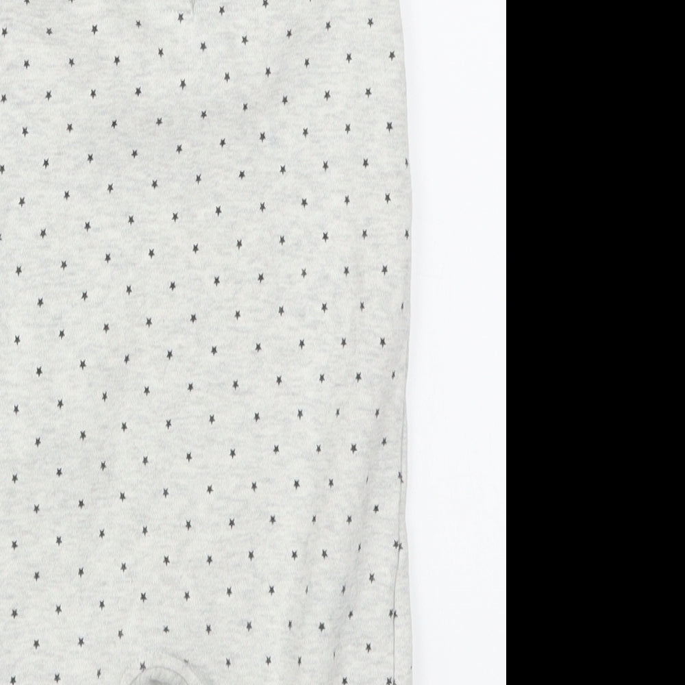 NEXT Baby Grey Geometric  Romper One-Piece Size 6-9 Months  - Stars