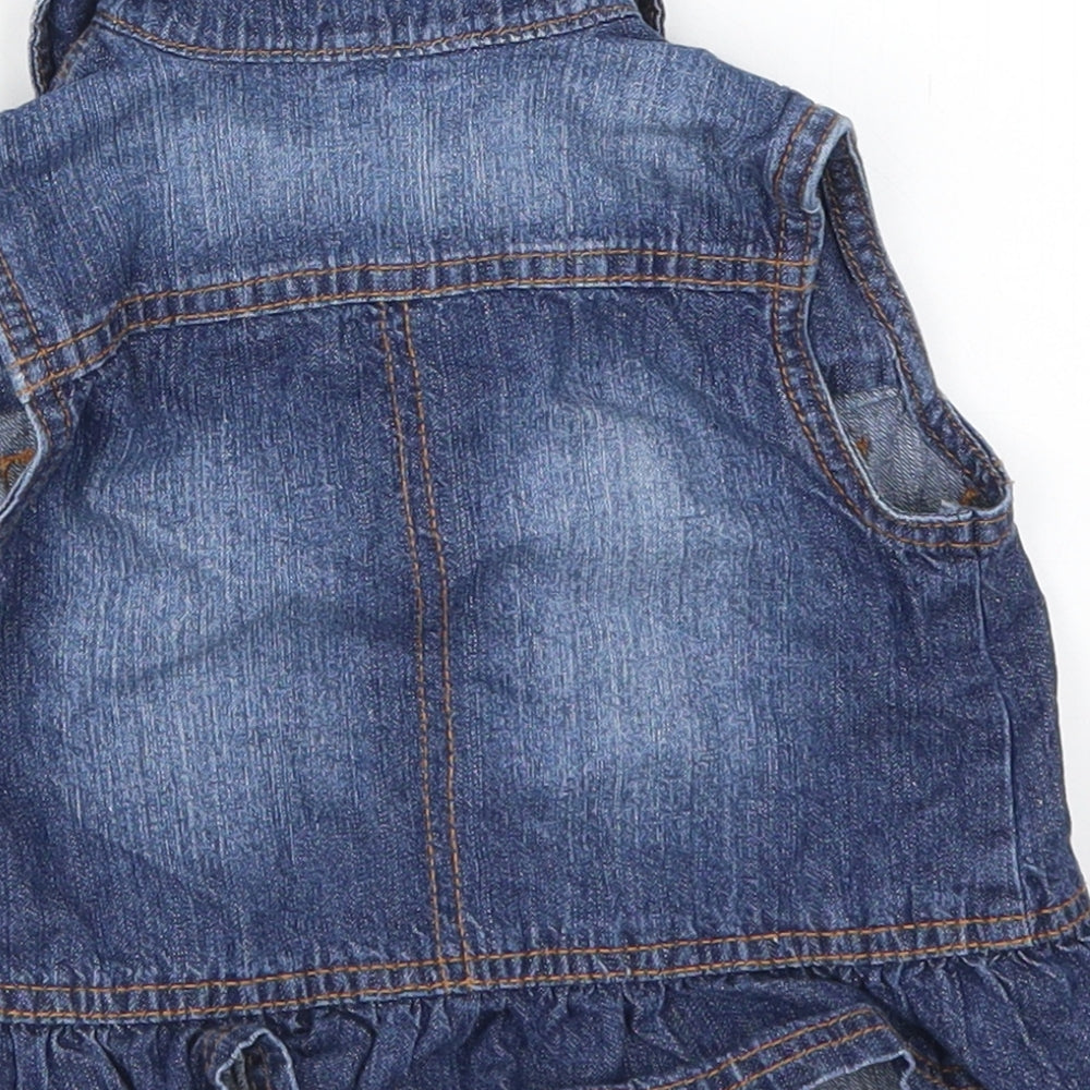 George Girls Blue  Denim Jacket  Size 2-3 Years