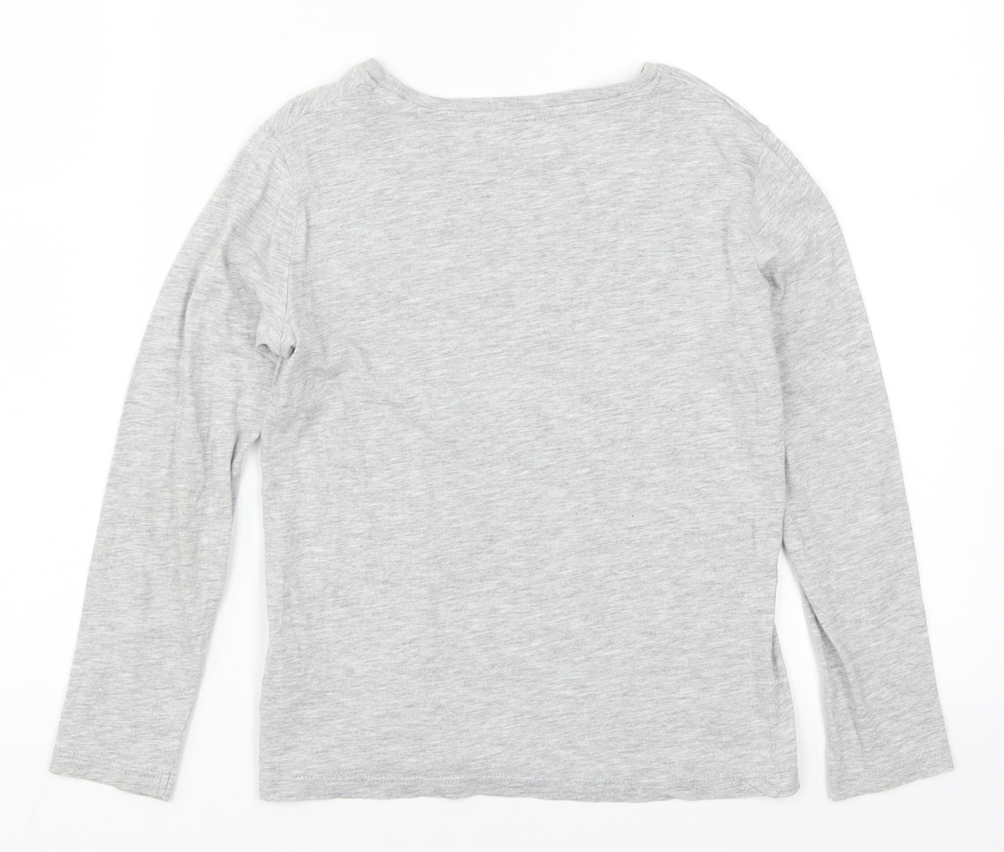 H&M Girls Grey   Basic T-Shirt Size 7-8 Years