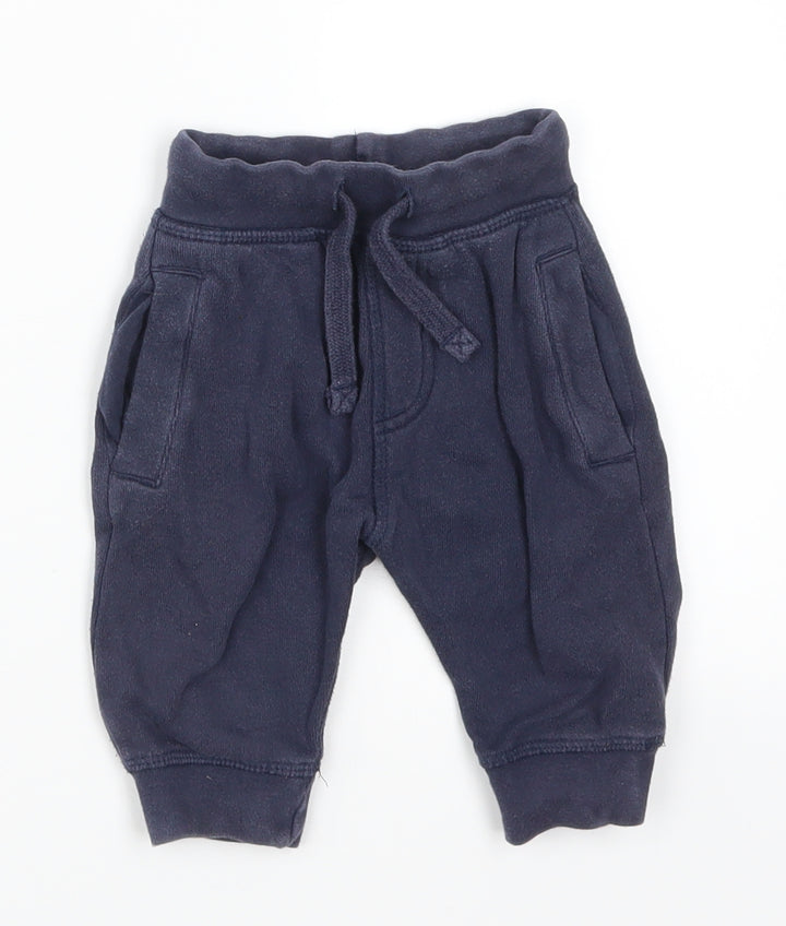 NEXT Boys Blue Sweatpants Trousers Size 3-6 Months