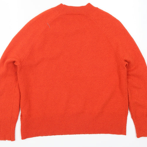 Oasis Womens Red  Knit Pullover Jumper Size S