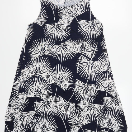 Gap Womens Blue Floral  Tank Dress  Size M