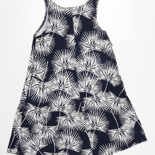 Gap Womens Blue Floral  Tank Dress  Size M