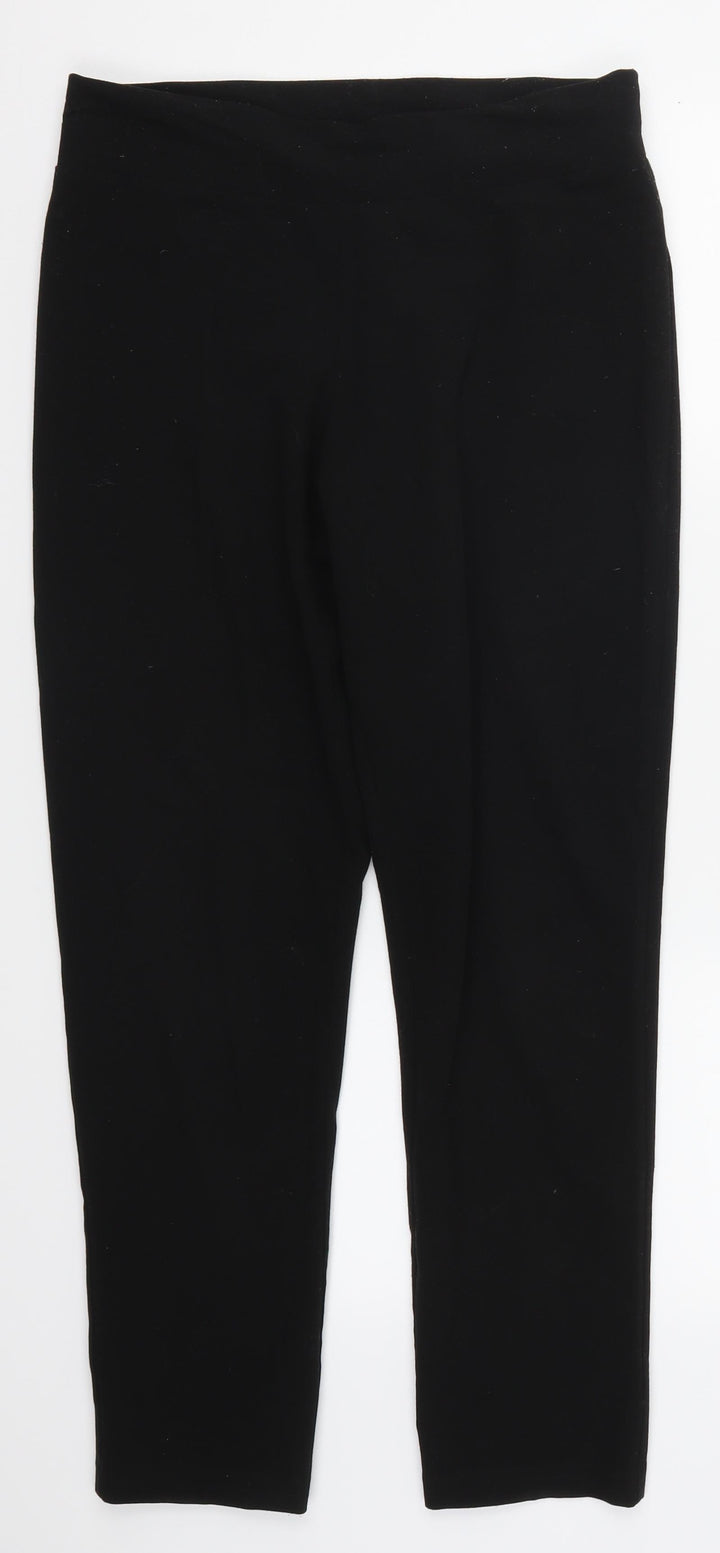Autonomy Womens Black Trousers Size 10 L28 in