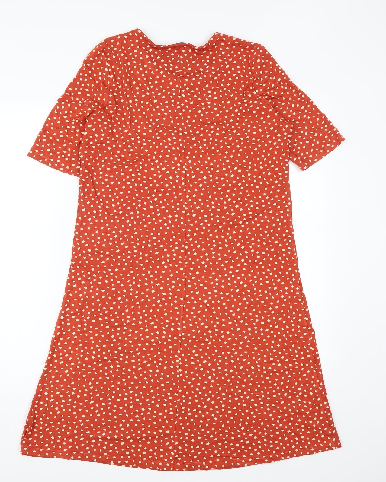 Marks and Spencer Womens Red Polka Dot  A-Line  Size 12