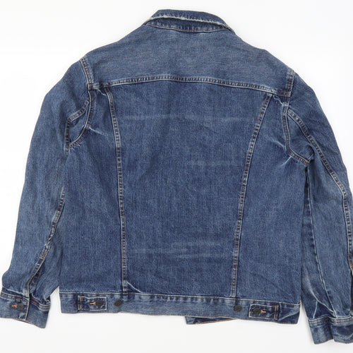 H&M Mens Brown  Denim Jacket  Size M