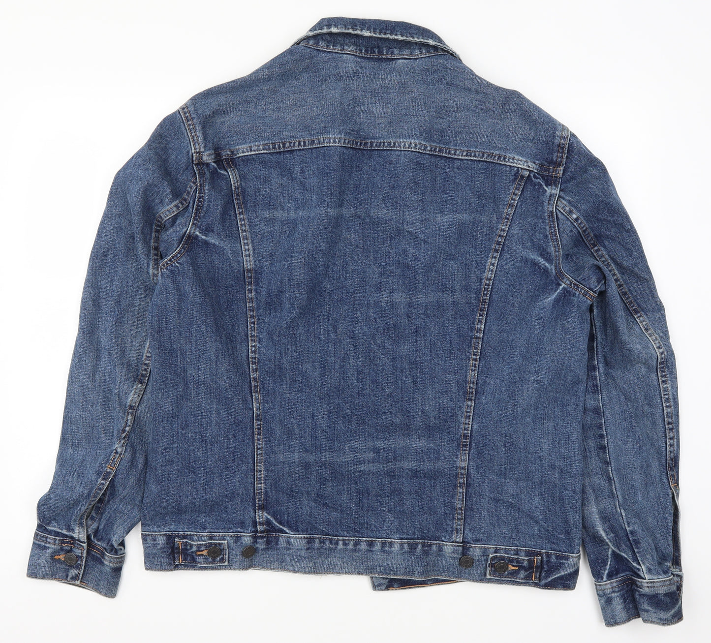 H&M Mens Brown  Denim Jacket  Size M