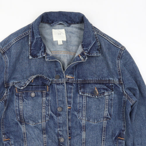 H&M Mens Brown  Denim Jacket  Size M