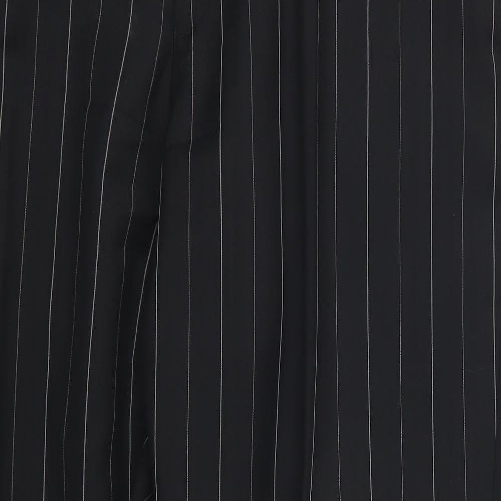Ben Sherman Mens Black Striped  Trousers  Size 36 L29 in