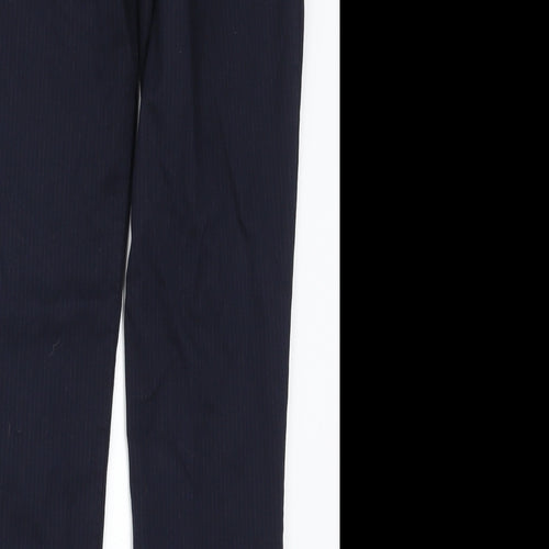 Warehouose Womens Blue Striped  Trousers  Size 12 L27 in