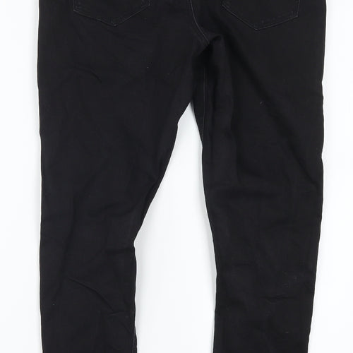 George Womens Black  Denim Skinny Jeans Size 10 L28 in