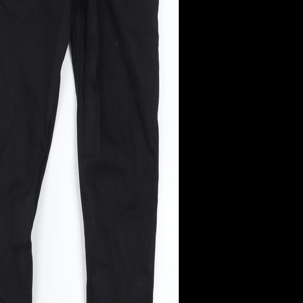 George Womens Black  Denim Skinny Jeans Size 10 L28 in