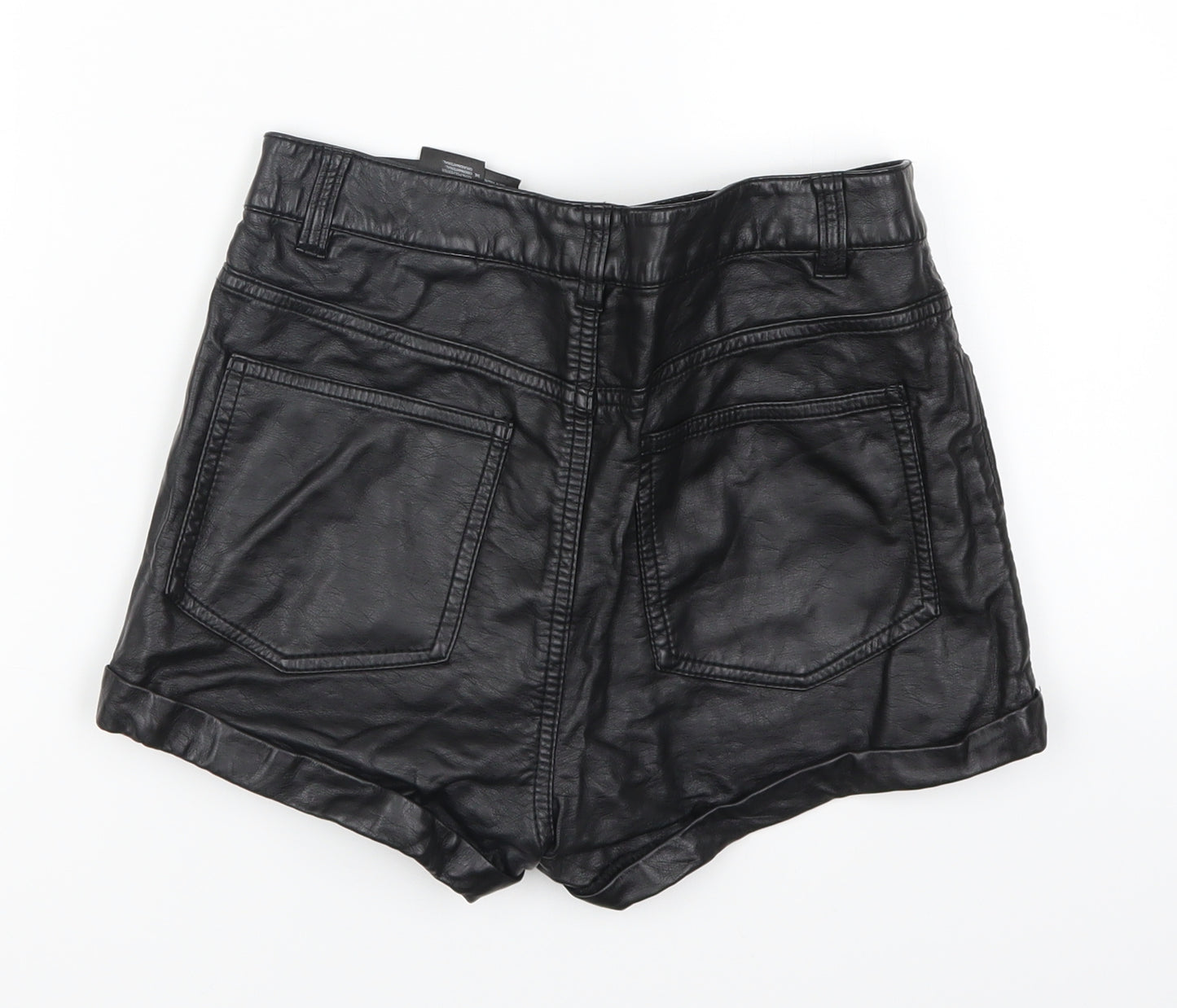 H&M Womens Black   Hot Pants Shorts Size 8
