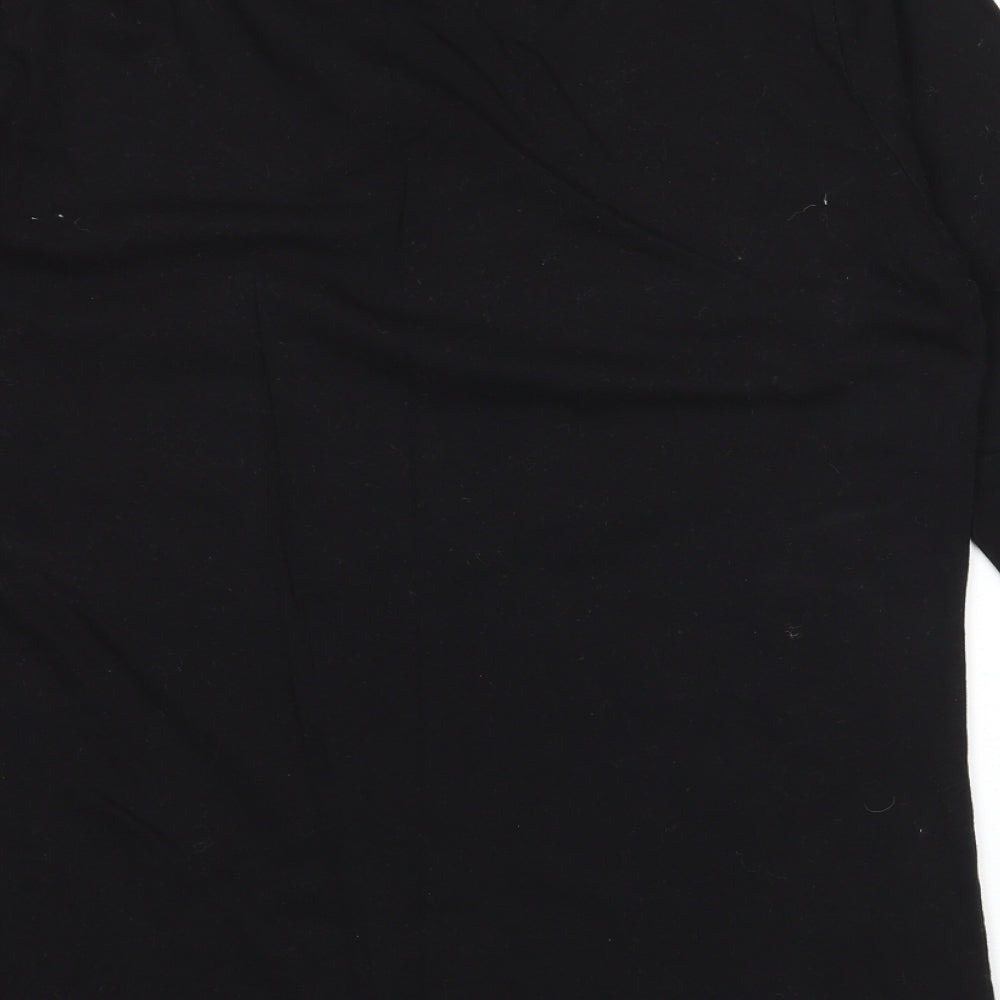 Atmosphere Womens Black  Jersey Basic T-Shirt Size 16
