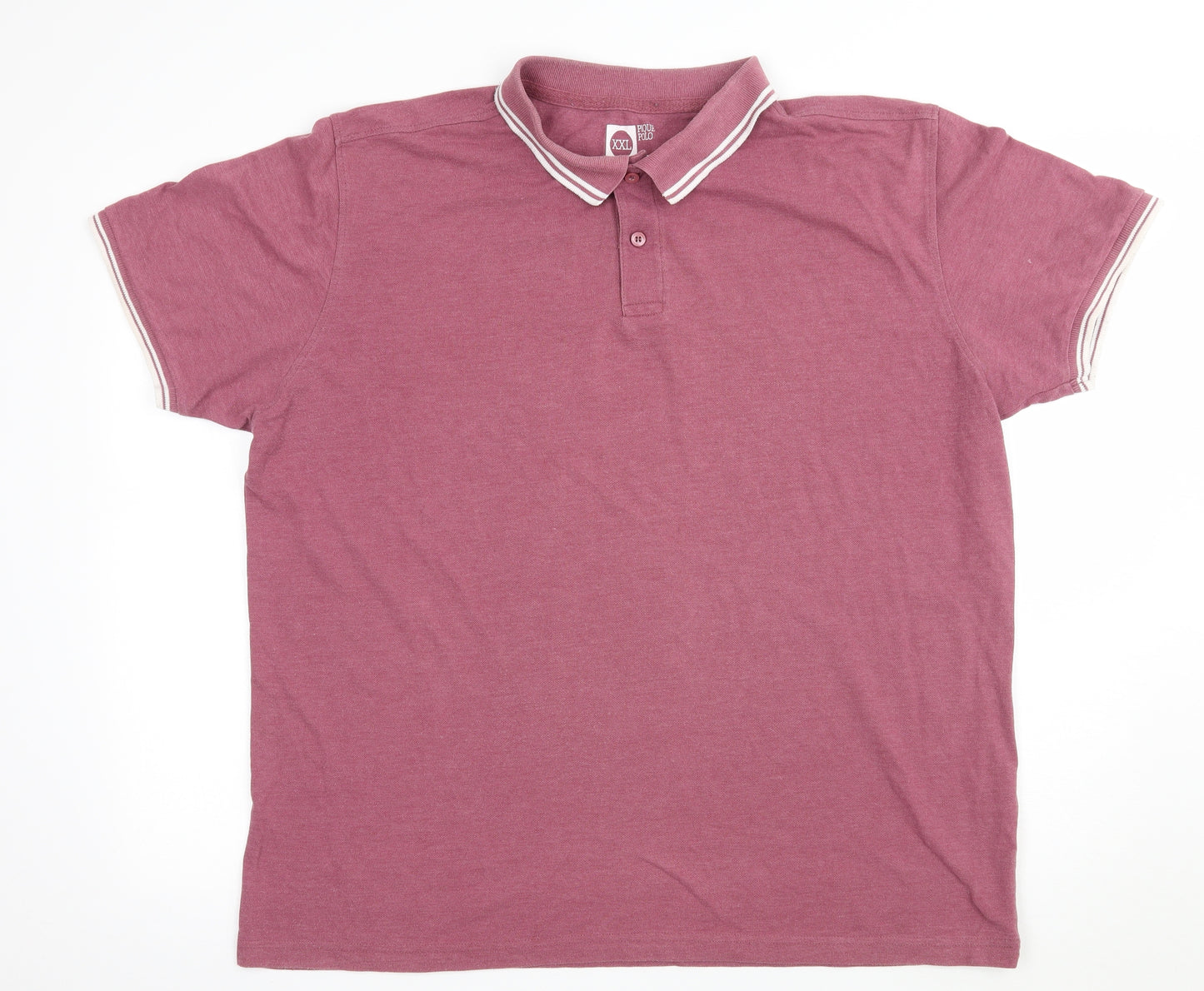 Cedar Wood State Mens Pink  Jersey  Polo Size 2XL