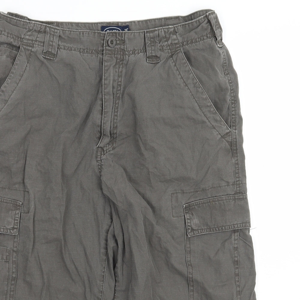 Easy Mens Green   Cropped Trousers Size 34 in L20 in