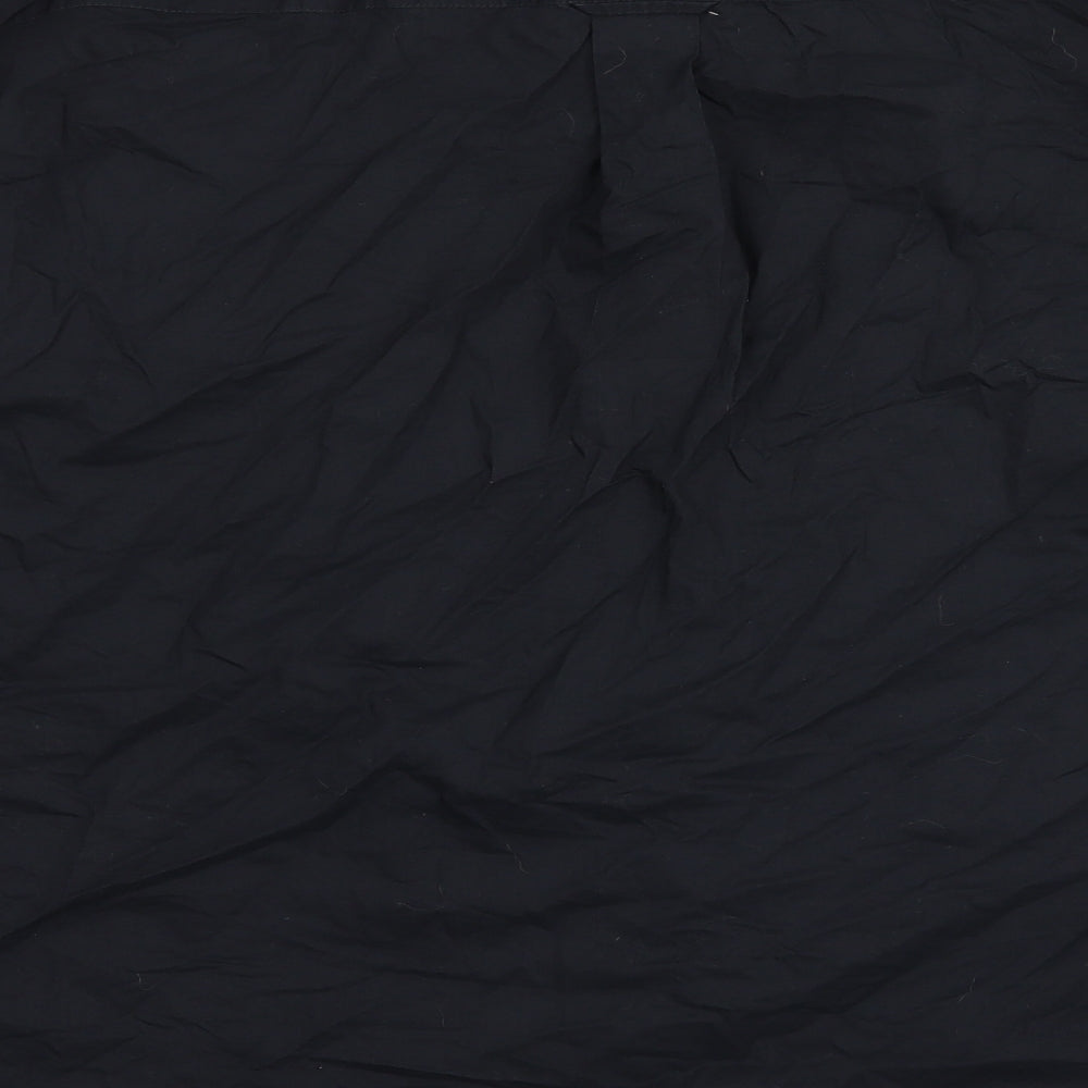 French Connection Mens Black    Button-Up Size XL