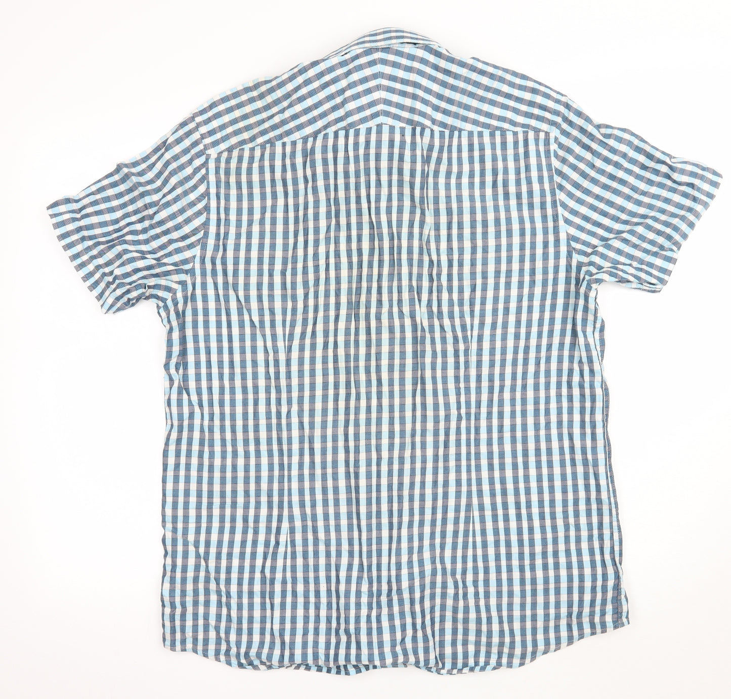 Jack Reid Mens Blue    Button-Up Size L