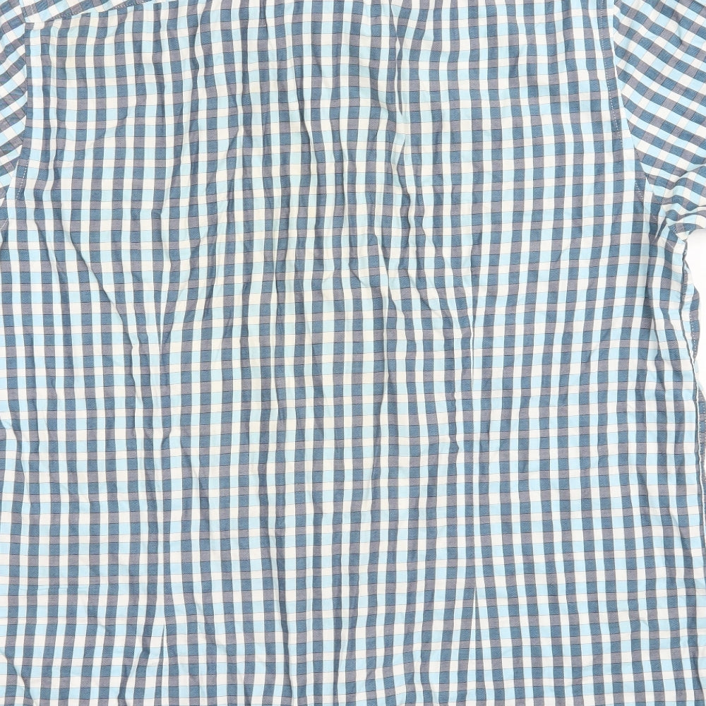 Jack Reid Mens Blue    Button-Up Size L